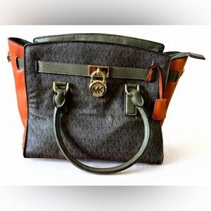 Michael Kors Hamilton Colorblock Satchel